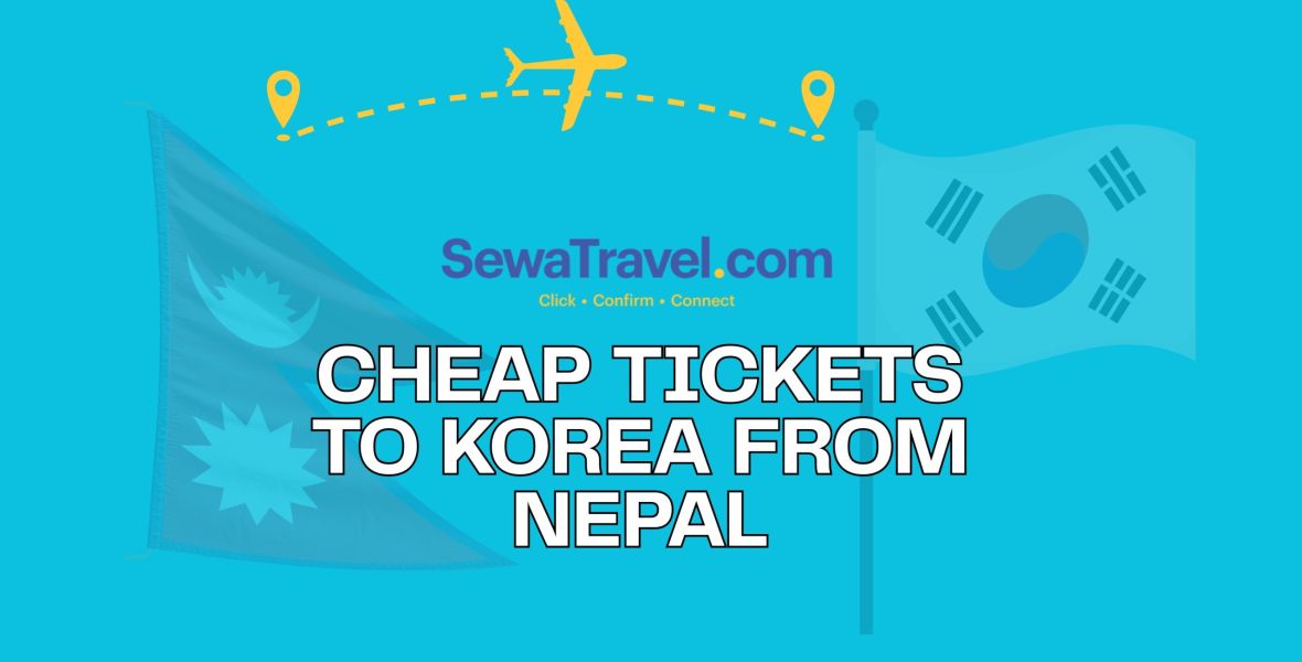 find cheap tickets to Korea from Nepal in 2026