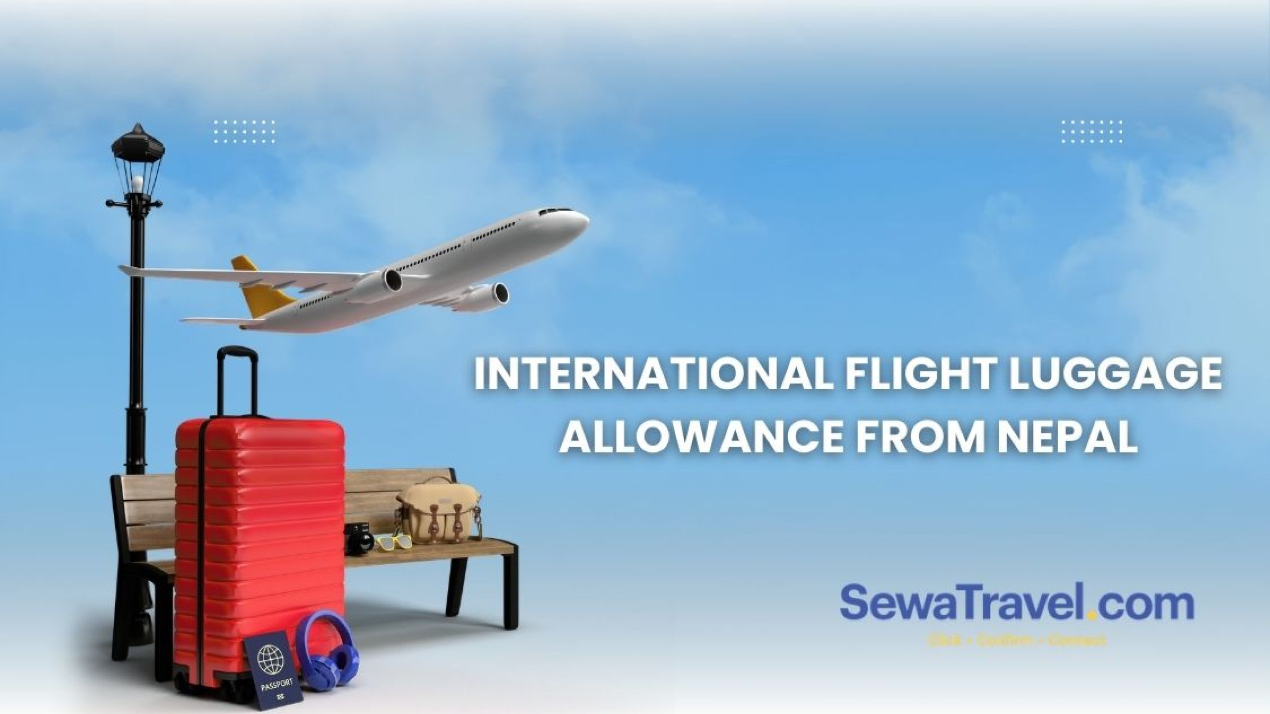 international flight luggage allowance from Nepal