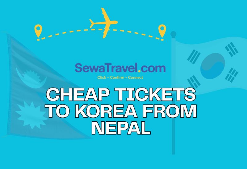 find cheap tickets to Korea from Nepal in 2026