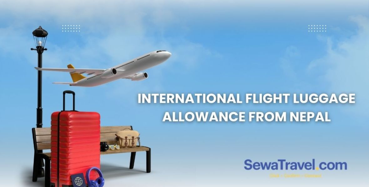 international flight luggage allowance from Nepal