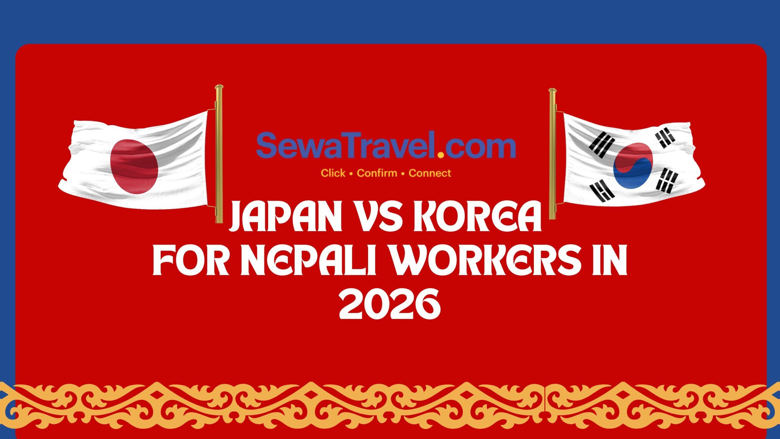 Japan vs Korea for Nepali workers in 2026: Compare EPS Korea salary