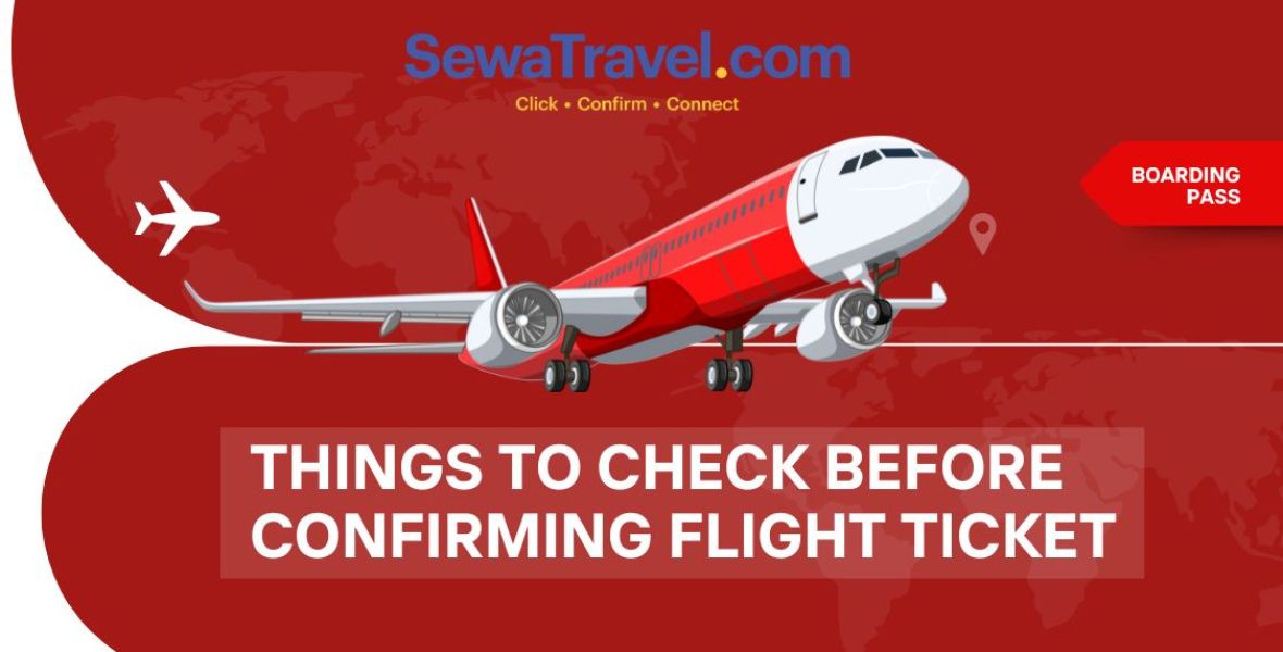 Things to Check Before Confirming Flight Ticket