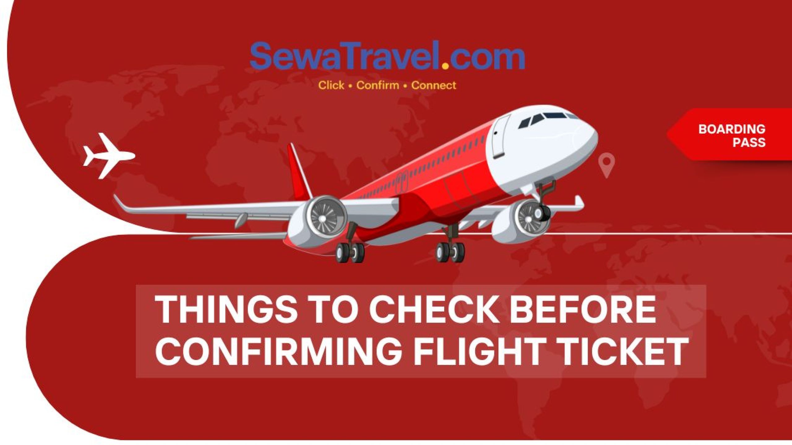 Things to Check Before Confirming Flight Ticket