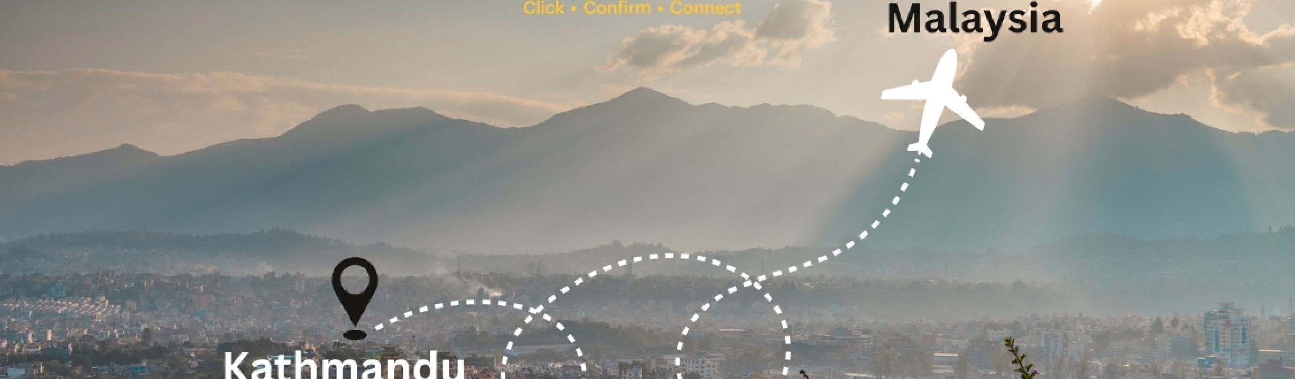 Kathmandu to Malaysia flight