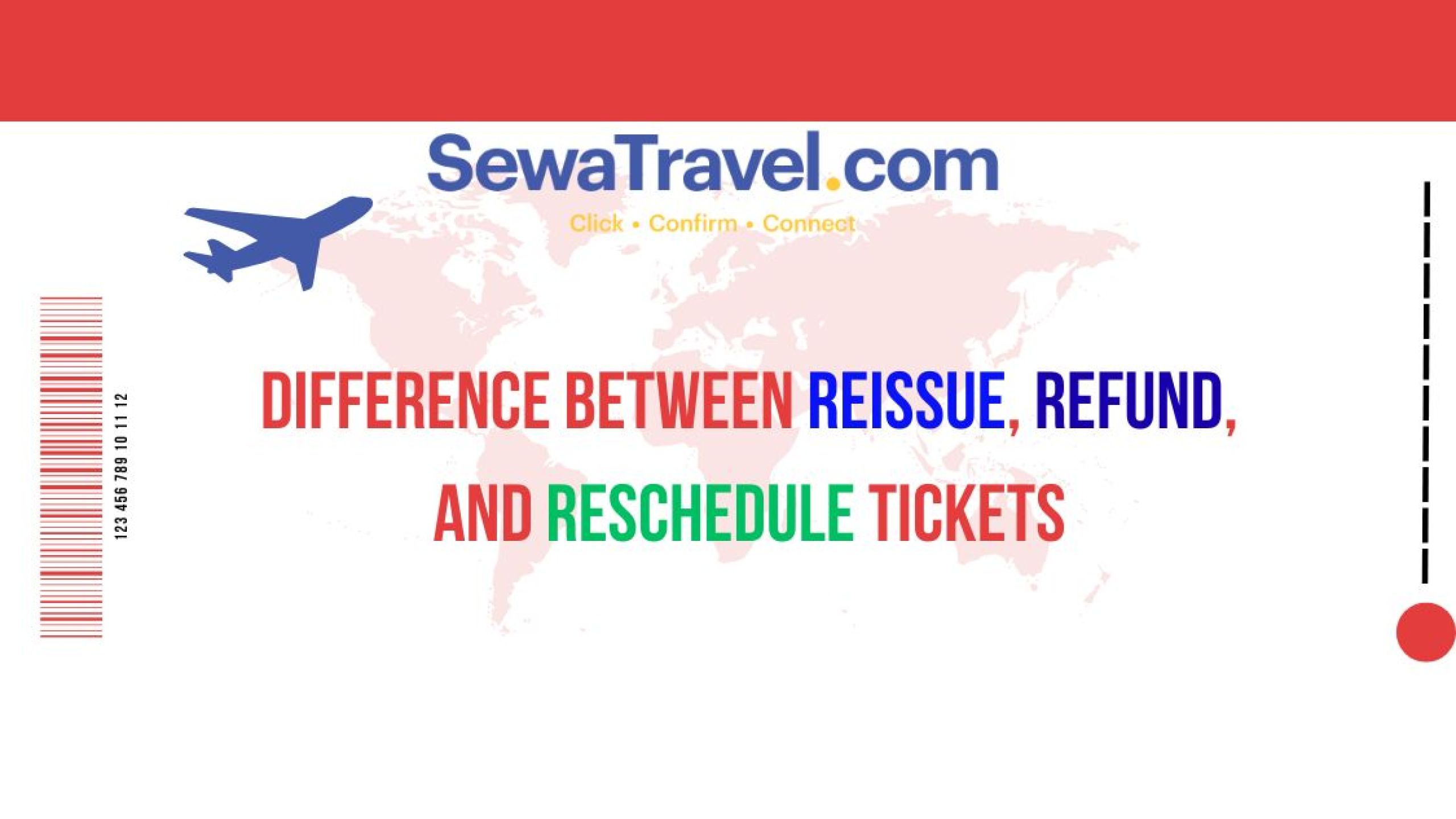 Difference Between Reissue, Refund, and Reschedule Tickets