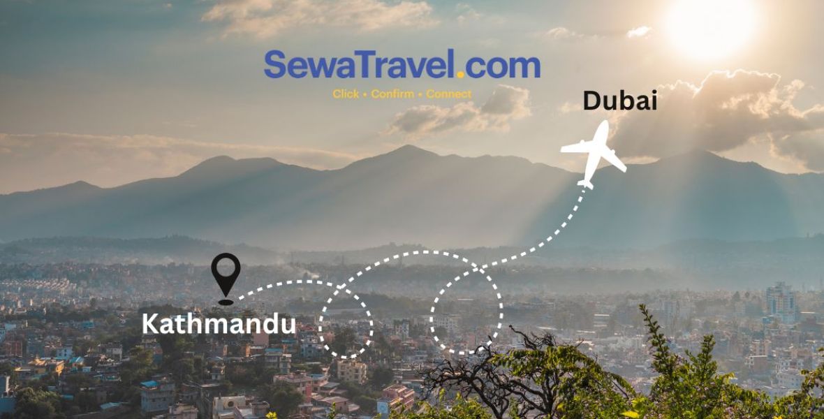Get the latest Kathmandu to Dubai flight info for 2026. Find ticket prices in NPR, baggage limits, mandatory police report steps, and flight schedules.