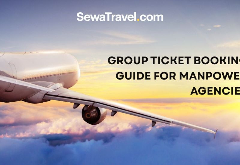 group ticket booking for manpower agencies