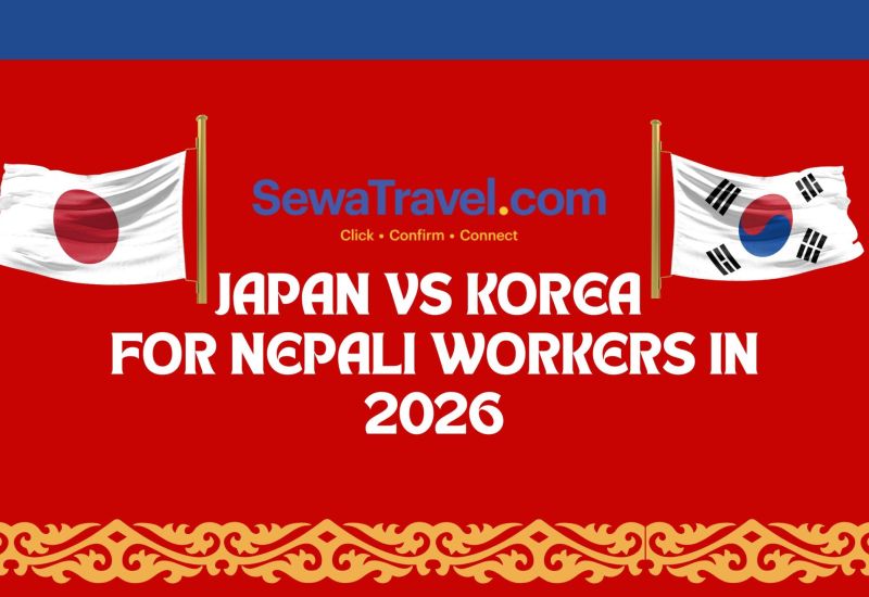Japan vs Korea for Nepali workers in 2026: Compare EPS Korea salary